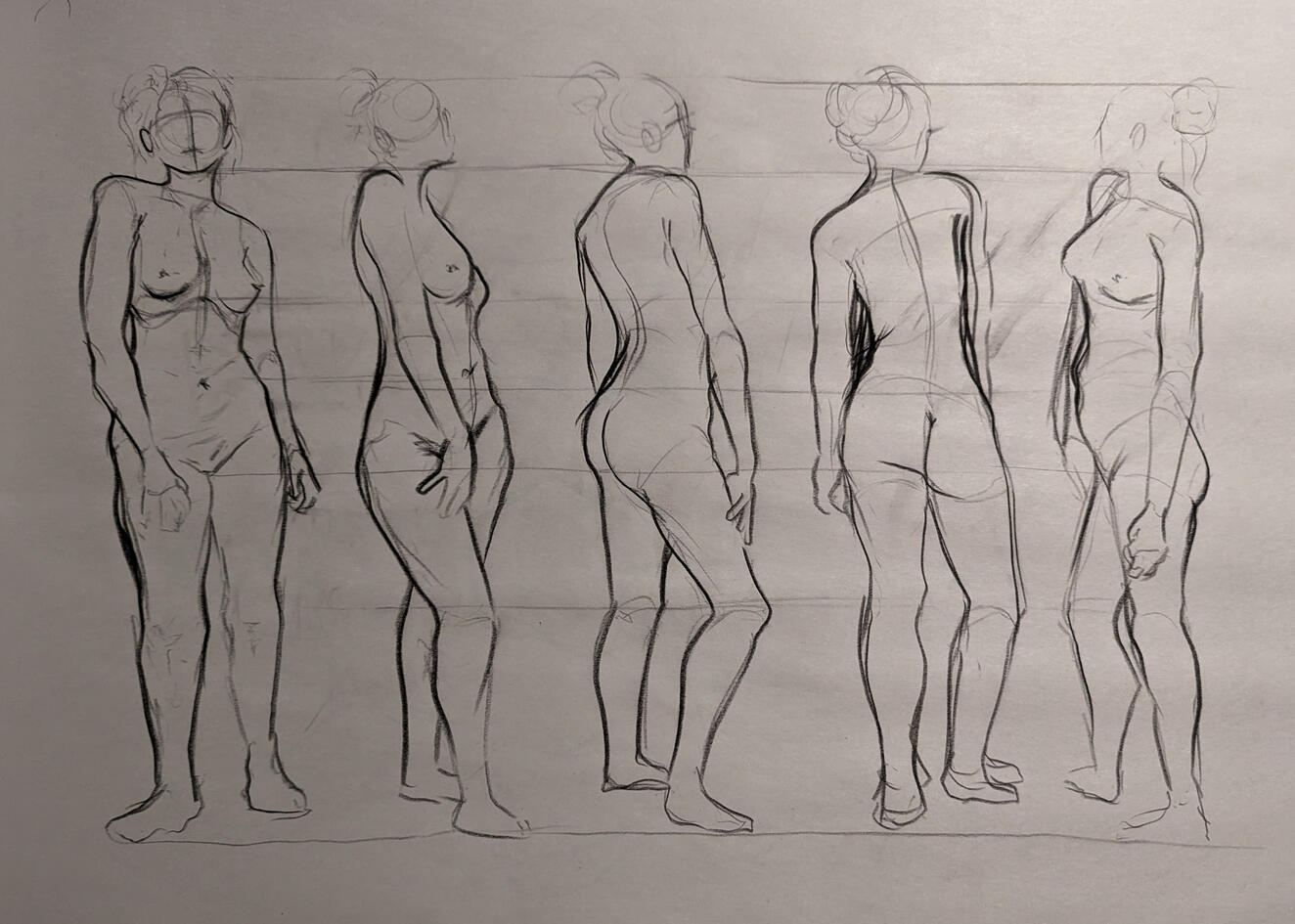 Nude Model Turnaround Nude Model Turnaround